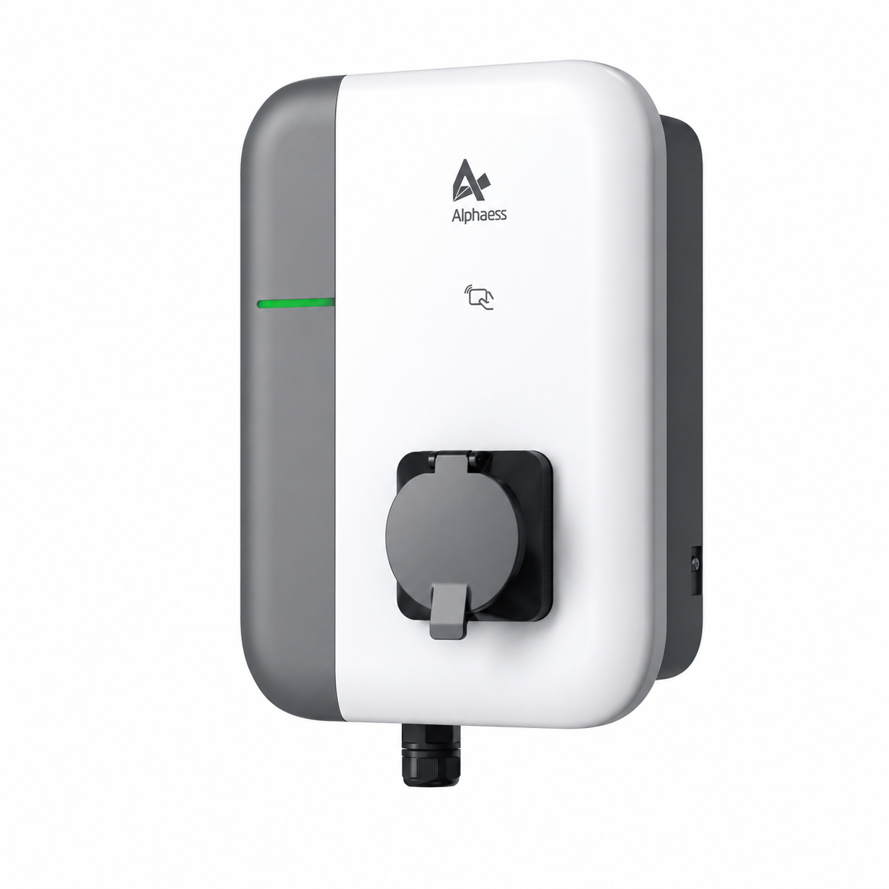 AlphaESS SMILE-G3-EVCT11 — Three Phase EV Charger, 11 kW, 7 m, White/Grey