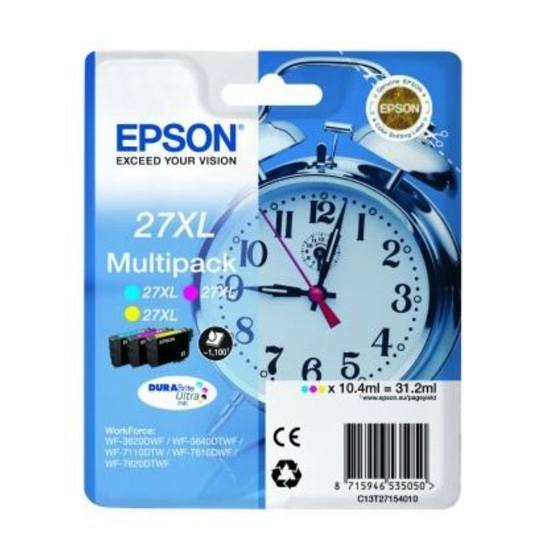 Epson T2715 — Cartridge Multipack, Ink Cartridge, Cyan, Magenta, Yellow