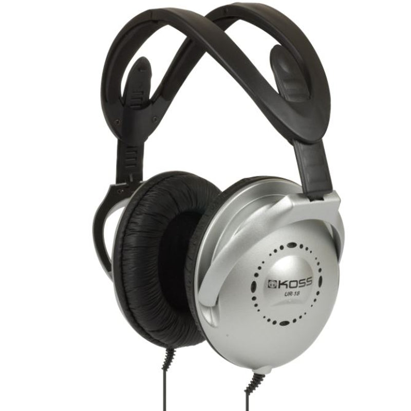 Koss Headphones UR18, Wired, On-Ear, Silver