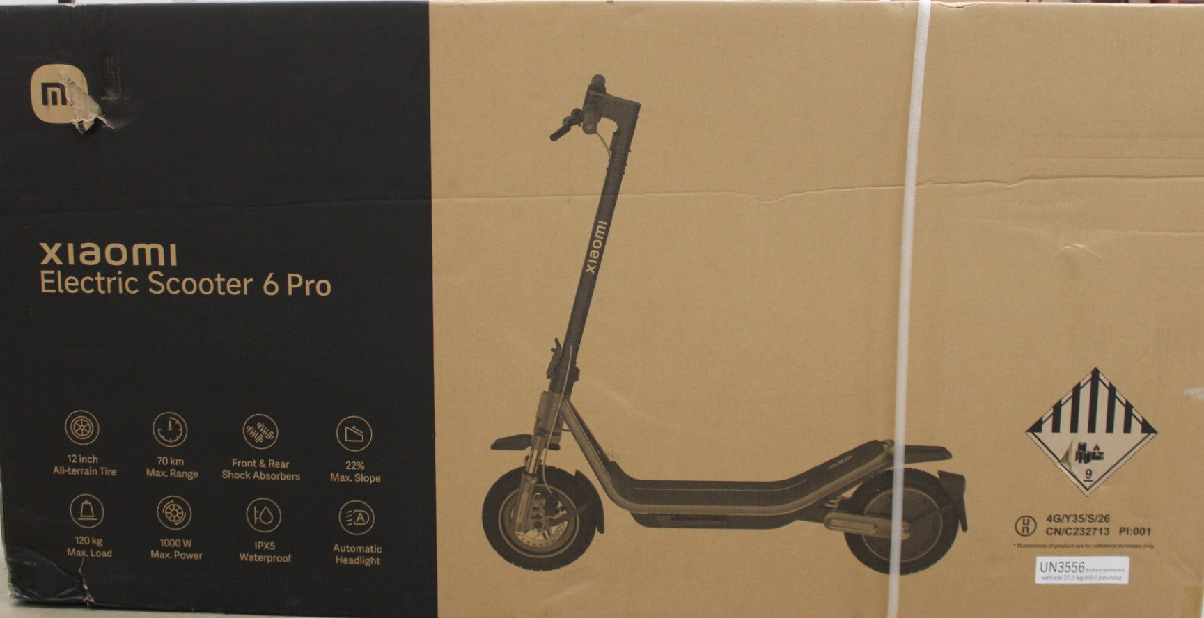 Xiaomi Electric Scooter 6 Pro GL, Xiaomi 24 month(s)