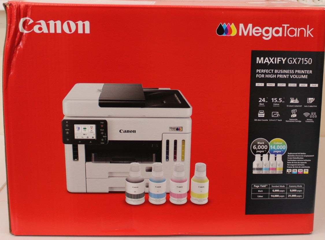 Canon MAXIFY GX7150 — Multifunction printer, Ink-jet, Colour, A4