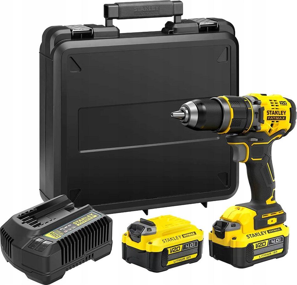 Stanley SFMCD721M2K-QW — 18V V20 Premium Brushless Hammer Drill Driver - 4.0Ah Kit, 18 V, 4.0 Ah, Lithium-Ion (Li-Ion)