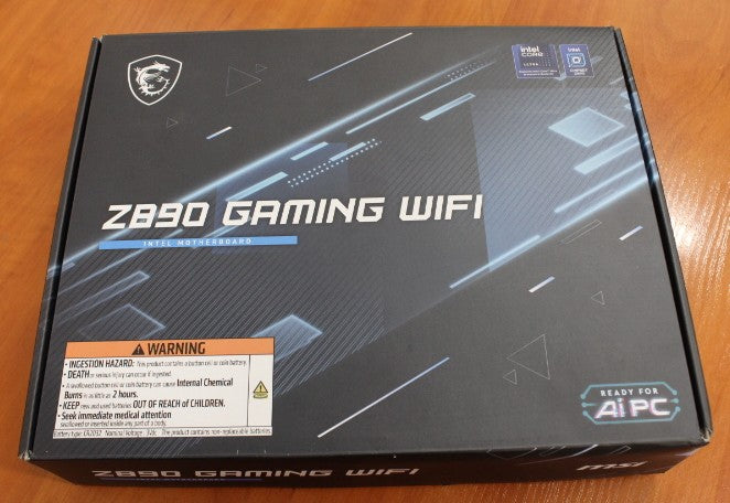 MSI Z890 GAMING WIFI, Processor family Intel, Processor socket LGA1851, DDR5