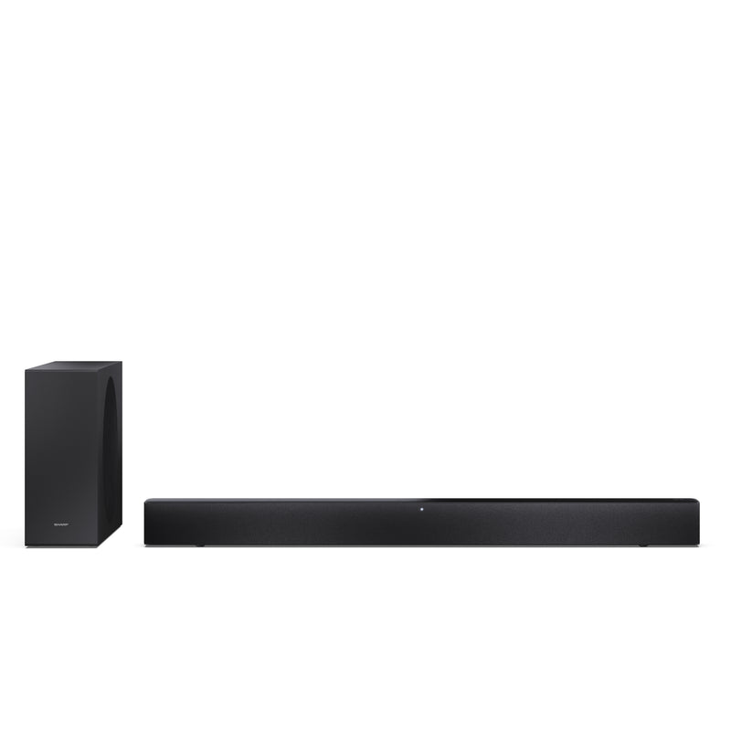 Sharp HT-SBW310 — 2.1 Dolby Atmos/DTS Virtual:X Soundbar with Slim Wireless Subwoofer, 330 W, Bluetooth, Wireless connection