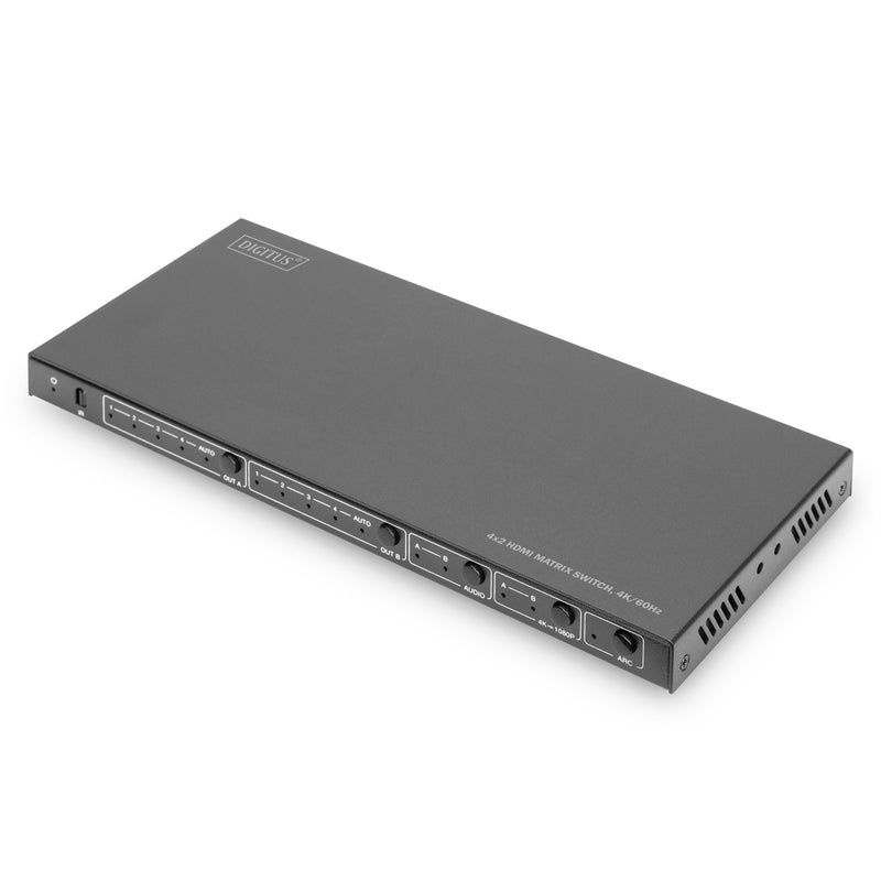 Digitus DS-55509 — 4x2 HDMI Matrix Switch, 4K/60Hz