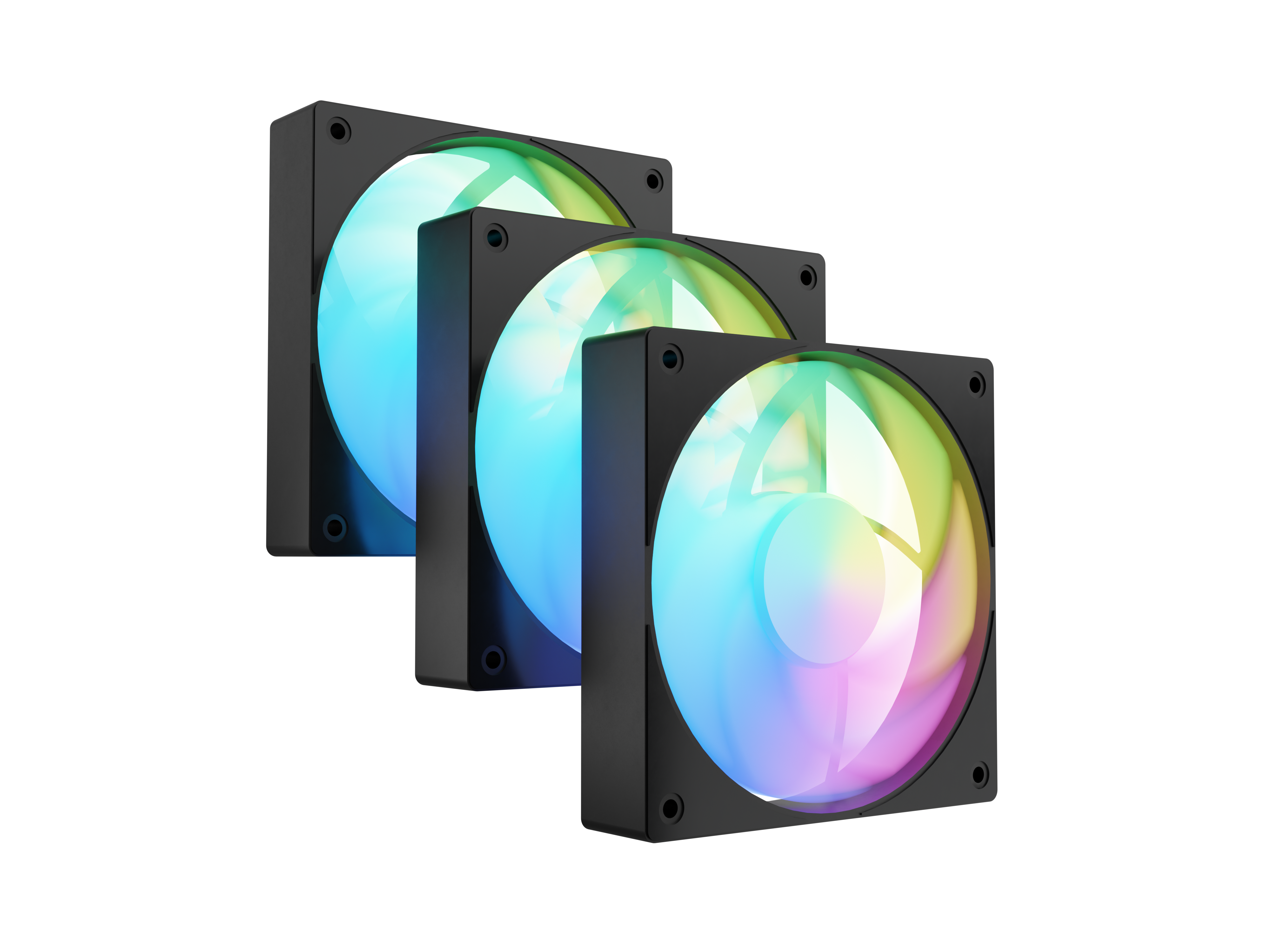 Fury Fan Sai S12 ARGB PWM, 3-pack, Black
