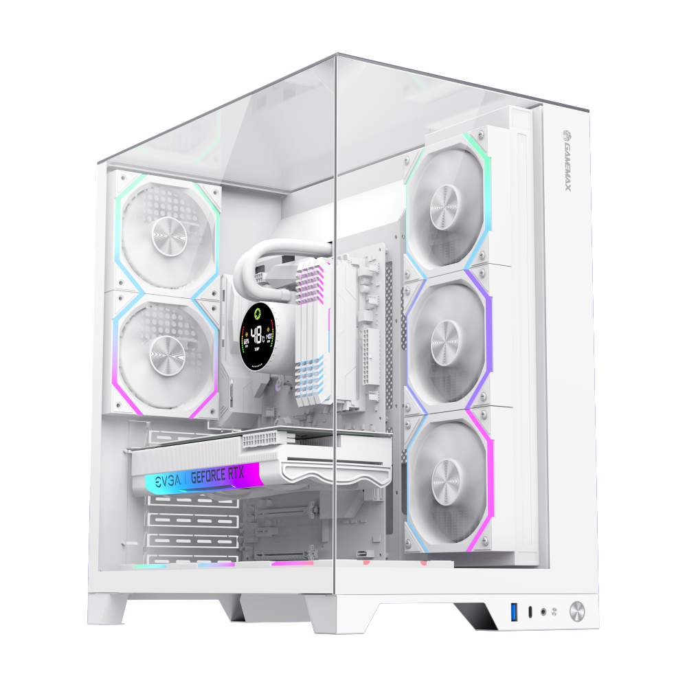 Gamemax Case INFINITY PRO WH, ATX