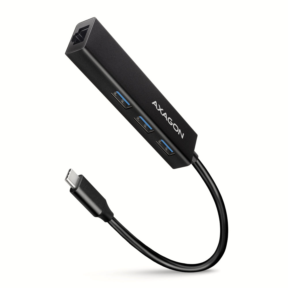 AXAGON HMC-GL3A — SuperSpeed USB-C hub with gigabit LAN