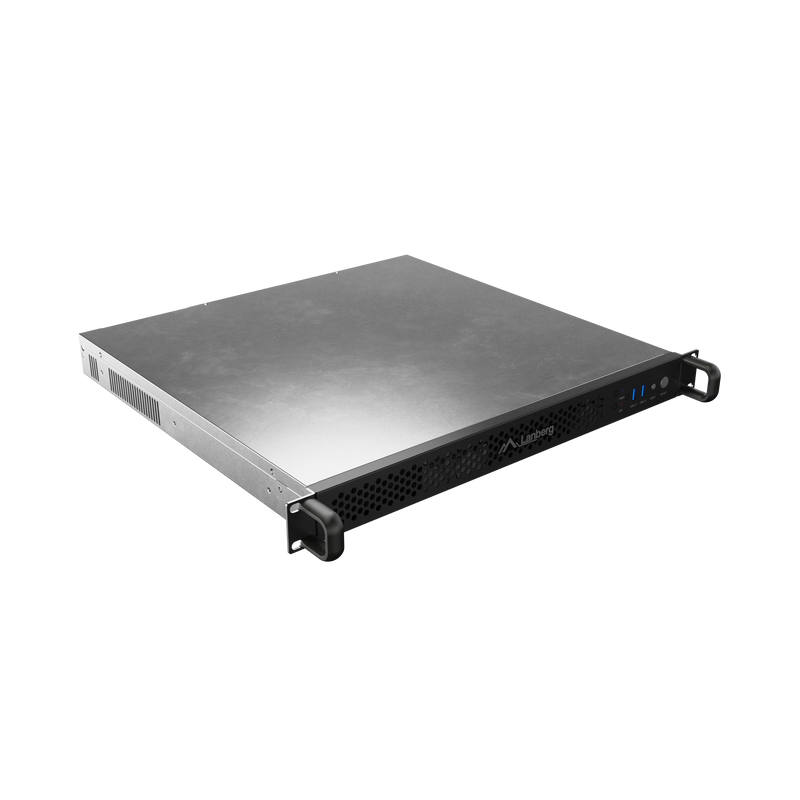 Lanberg SC01-4201-10B — Rackmount server chassis ATX 420/10 19"/1U, Black