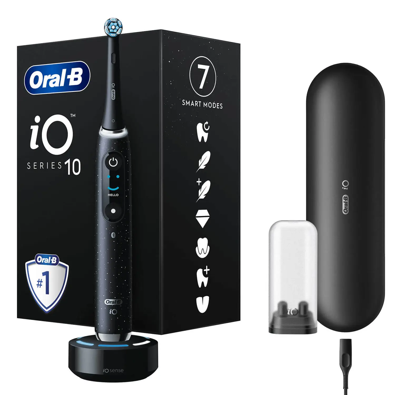 Oral-B iO10 Series — Electric Toothbrush, Rechargeable, For adults, Number of brush heads included 1