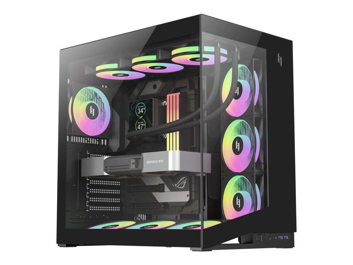 Gamemax Case NEX C56 BK, ATX