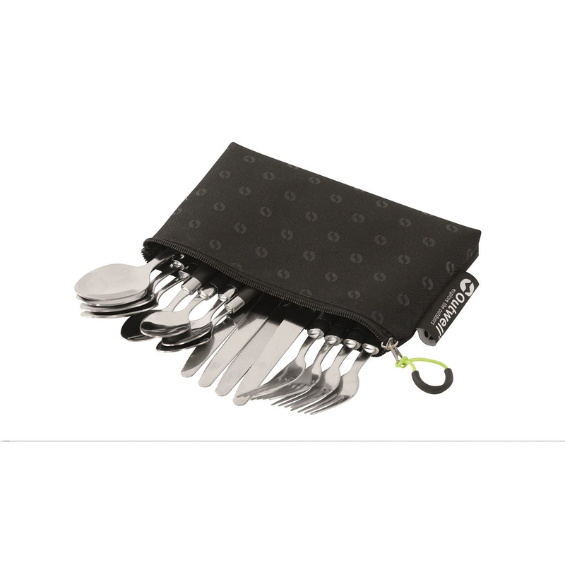 Outwell Pouch Cutlery Set, Black