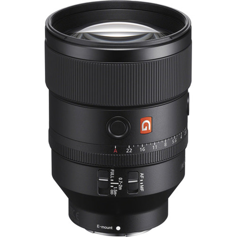 Sony SEL135F18GM FE 135mm F1.8 GM G Master telephoto lens