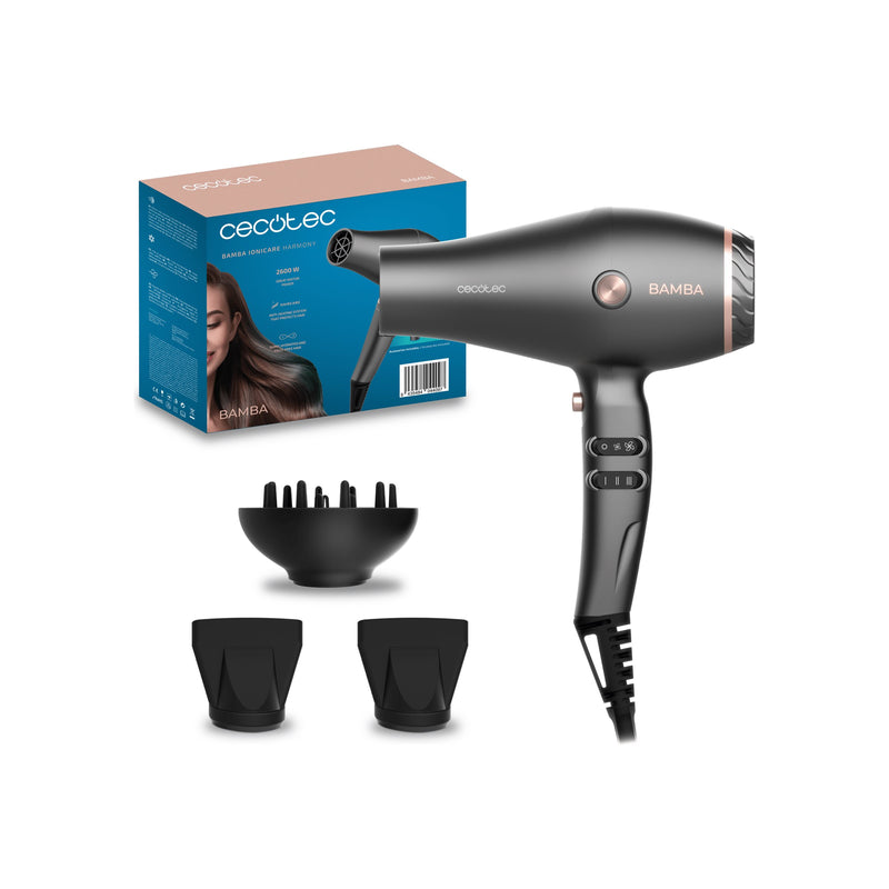 Cecotec IoniCare Harmony — Hair dryer, 2600 W, Number of temperature settings 3, Ionic function