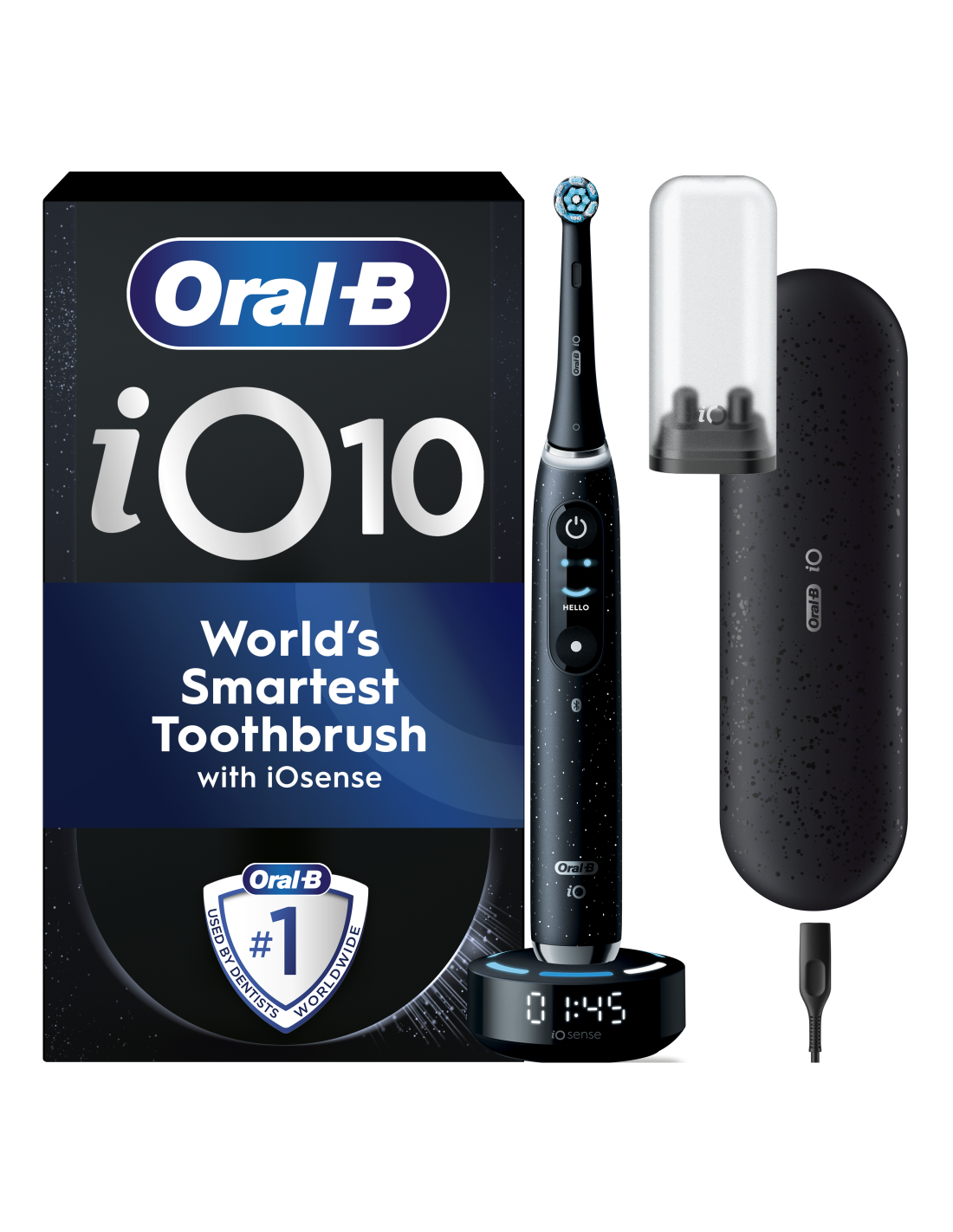 Oral-B iO10 Series — Electric Toothbrush, Rechargeable, For adults, Number of brush heads included 1
