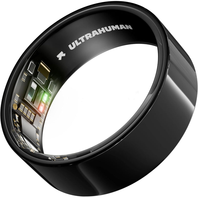 Ultrahuman — Ring Air, Aster Black, Size 9, Smart Ring