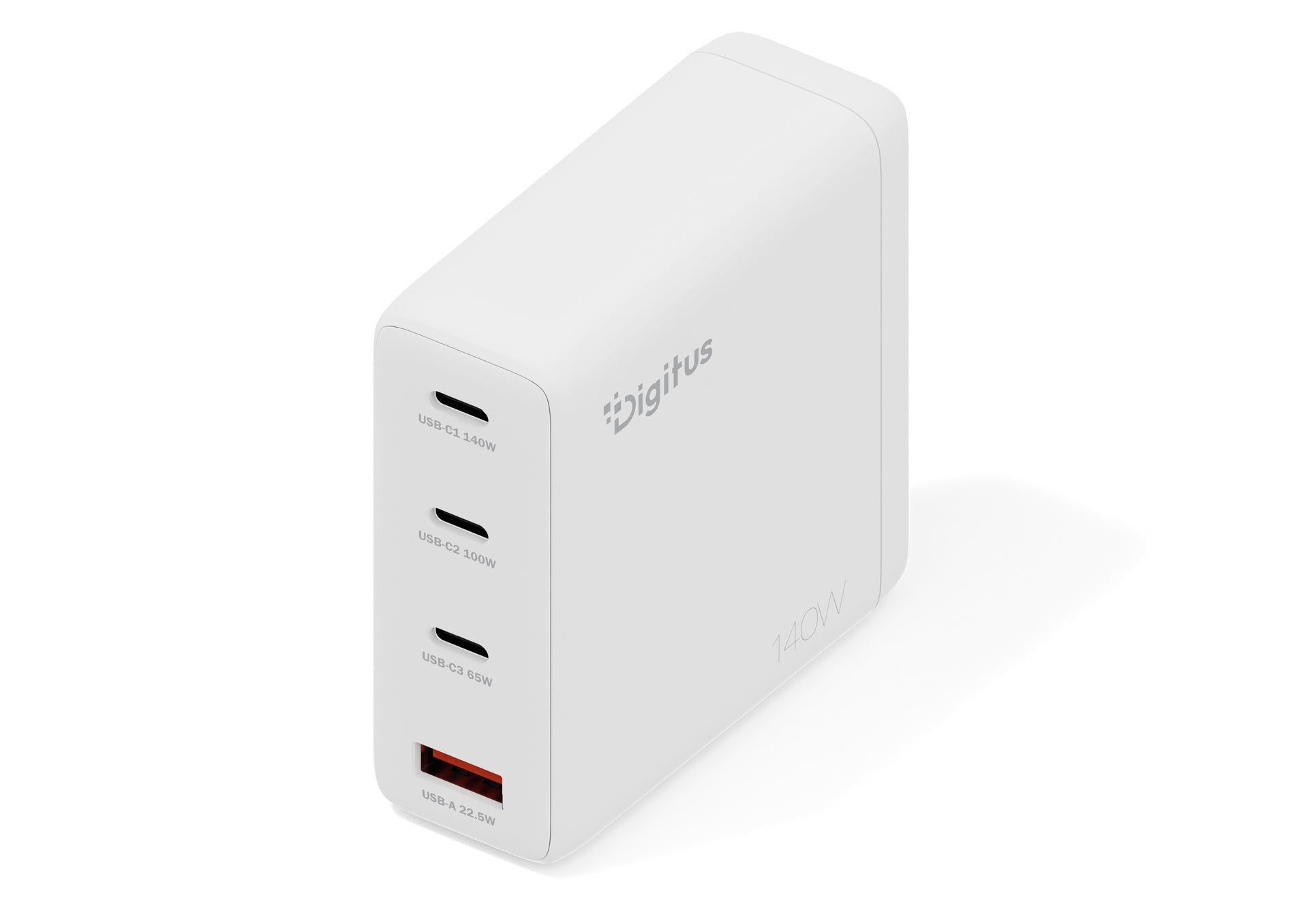 Digitus DA-10305 — USB GaN Charger 140W, 3x USB-C, 1x USB-A
