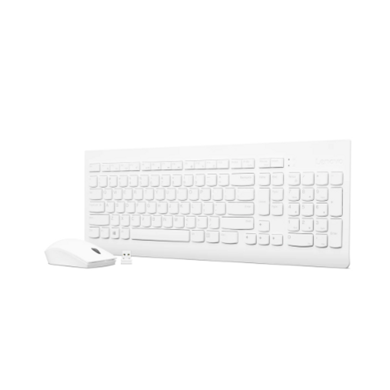 Lenovo 510 — Wireless Combo Keyboard & Mouse, Keyboard and Mouse Combo, 2.4 GHz Wireless via Nano USB, Batteries included