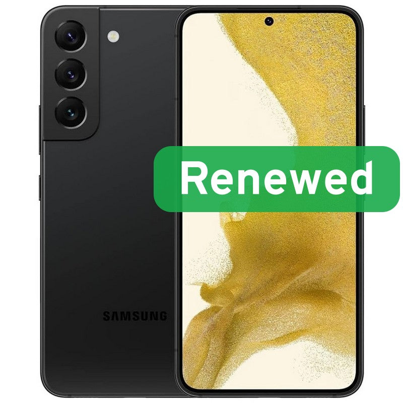 Samsung Renewed Grade B — Galaxy S22, Phantom Black, 6.1 ", 128 GB