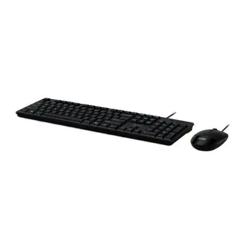 Acer AAK400, Keyboard and Mouse Set, Wired, US
