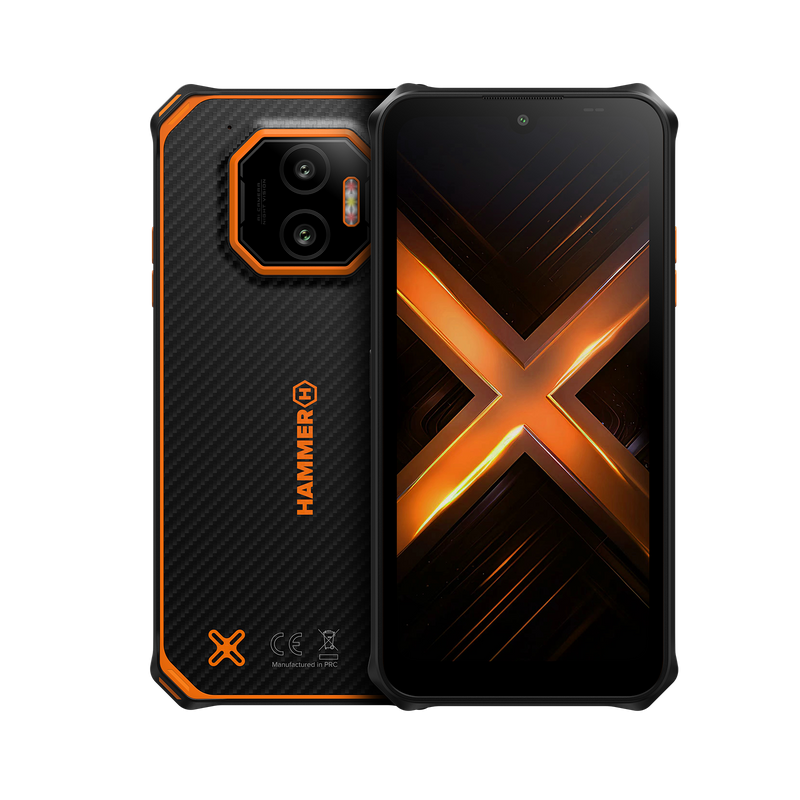 Hammer Energy X2, Black/Orange, 6.1 ", IPS