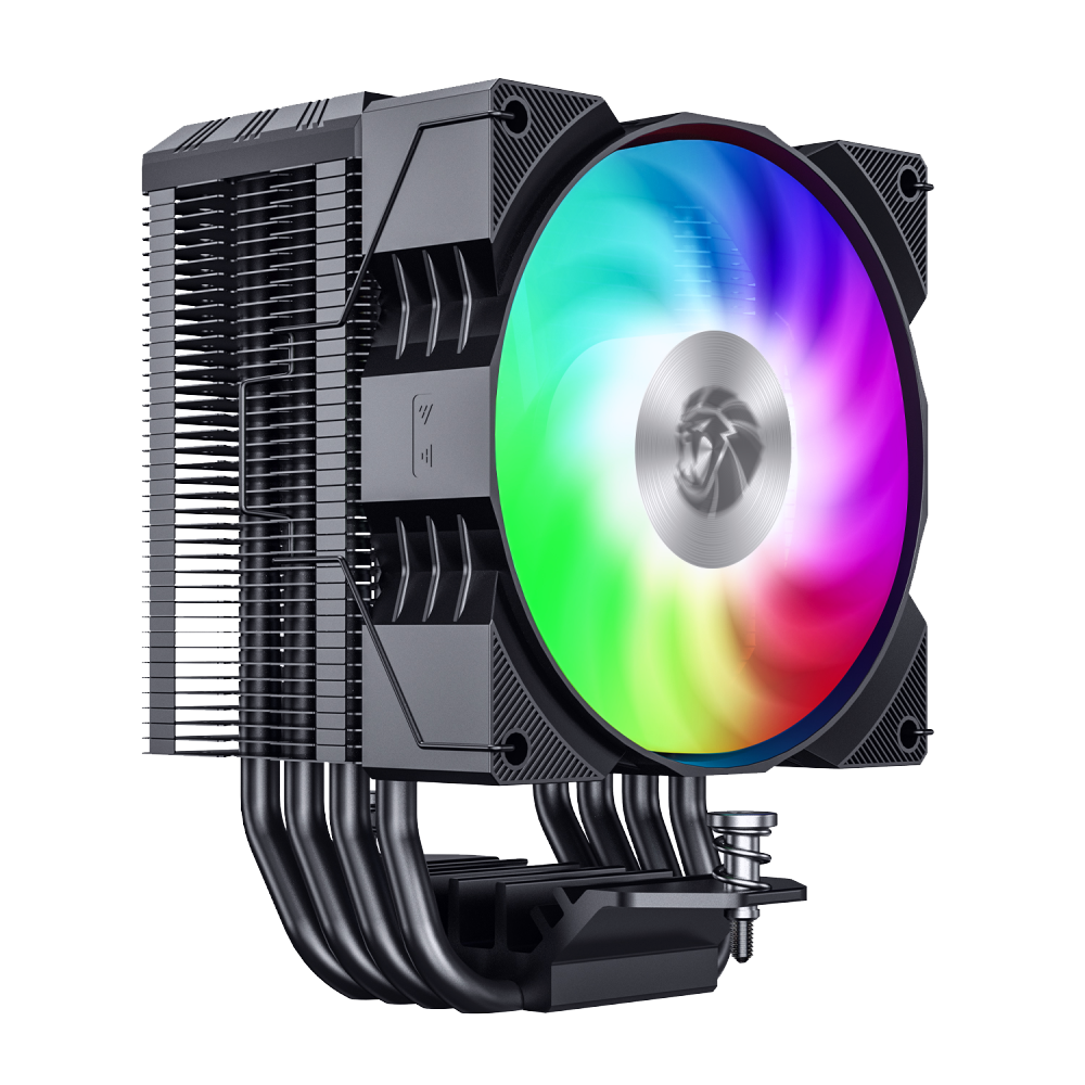 Gamemax GAMMA 90 DIGITAL BK — CPU Air Cooler, Black