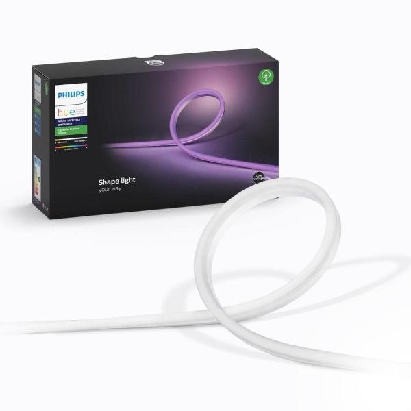 Philips Hue Lightstrip Hue White and Colour Ambiance, 37.5 W, White and colored light