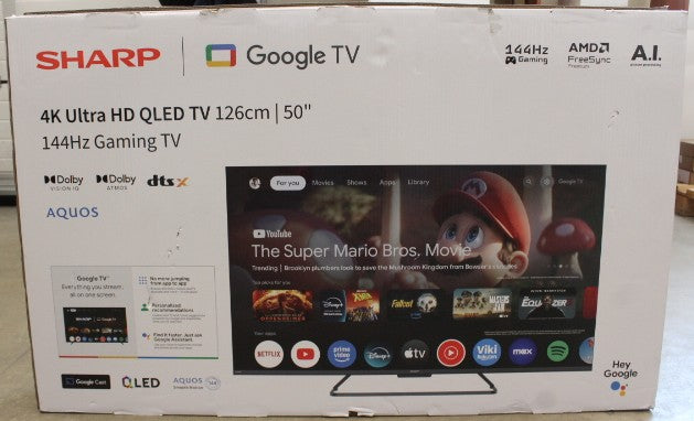 Sharp 50HR7265E, SALE OUT. Sharp 50HR7265E, Smart TV, Google TV