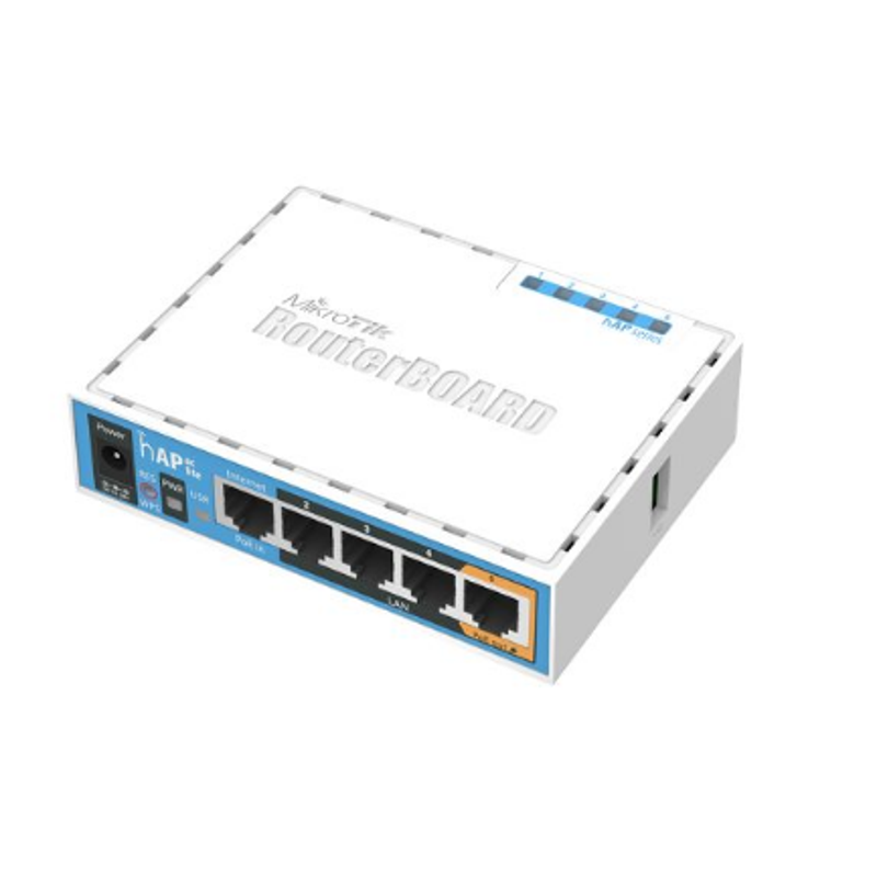 MikroTik RB952Ui-5ac2nD hAP ac lite, 802.11ac, 867 Mbit/s, 10/100 Mbit/s