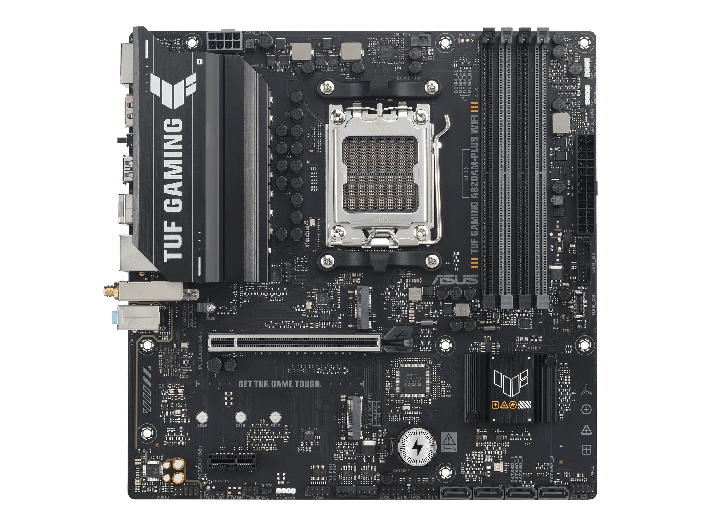 Asus TUF GAMING A620AM-PLUS WIFI, Processor family AMD, Processor socket AM5, DDR5 SDRAM
