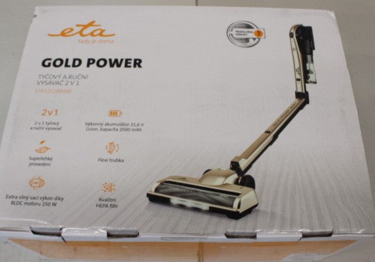 ETA Gold Power 1212 90000 — Vacuum Cleaner, Cordless operating, 250 W, 21.6 V