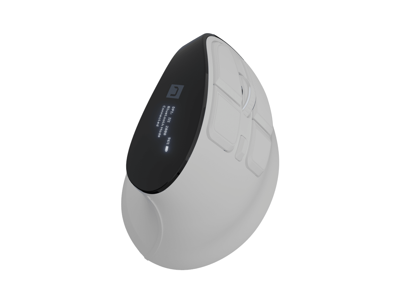 Natec Mouse Euphonie Pro, Wireless, 2.4 GHz, Bluetooth, White