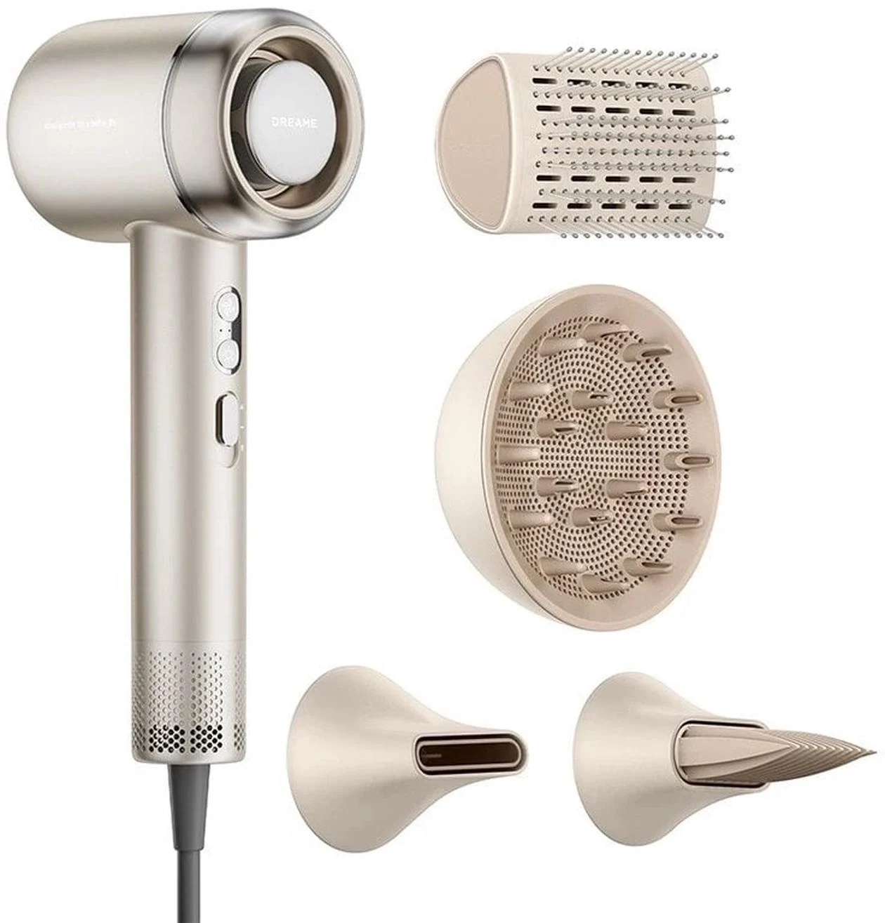 Dreame AHG40A GO — Hair Dryer, 2000 W, Number of temperature settings 4, Ionic function