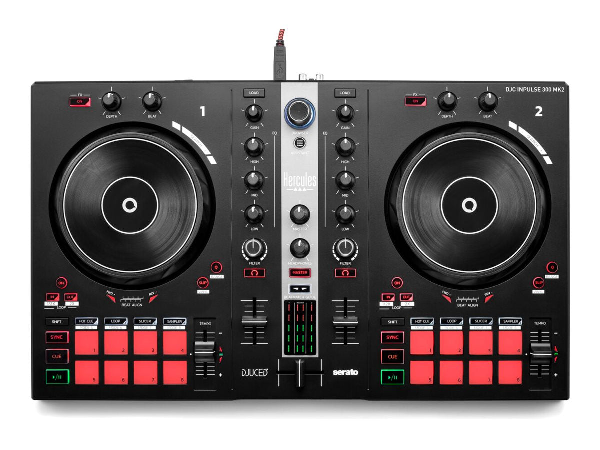 Hercules DJControl Inpulse 300 MK2, Speakers, USB connectivity