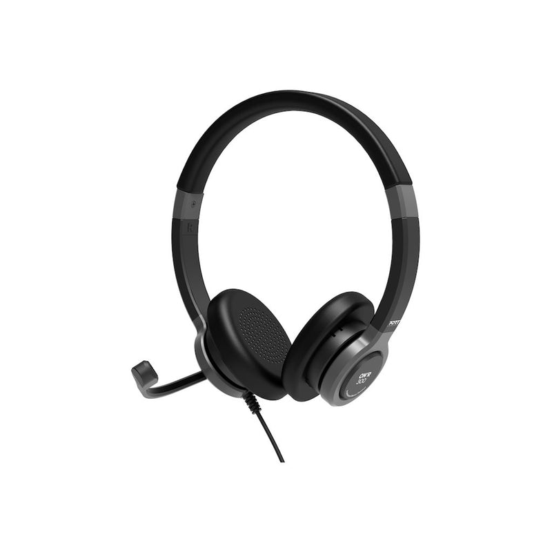 PORT CONNECT Stereo USB Headphone PRO ON'R 300, Wired, On-ear, Black