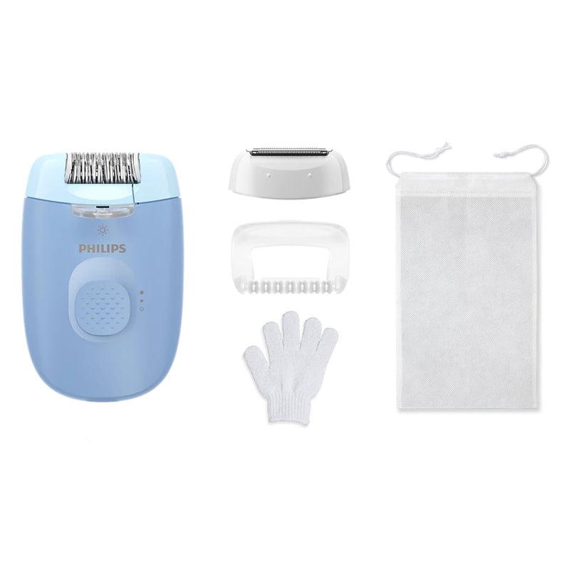 Philips Epilator BRE247/00 Series 4000, Number of power levels 2, Blue