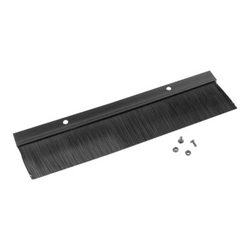 Lanberg AK-1102-B — 19" cable entry brush panel, Black