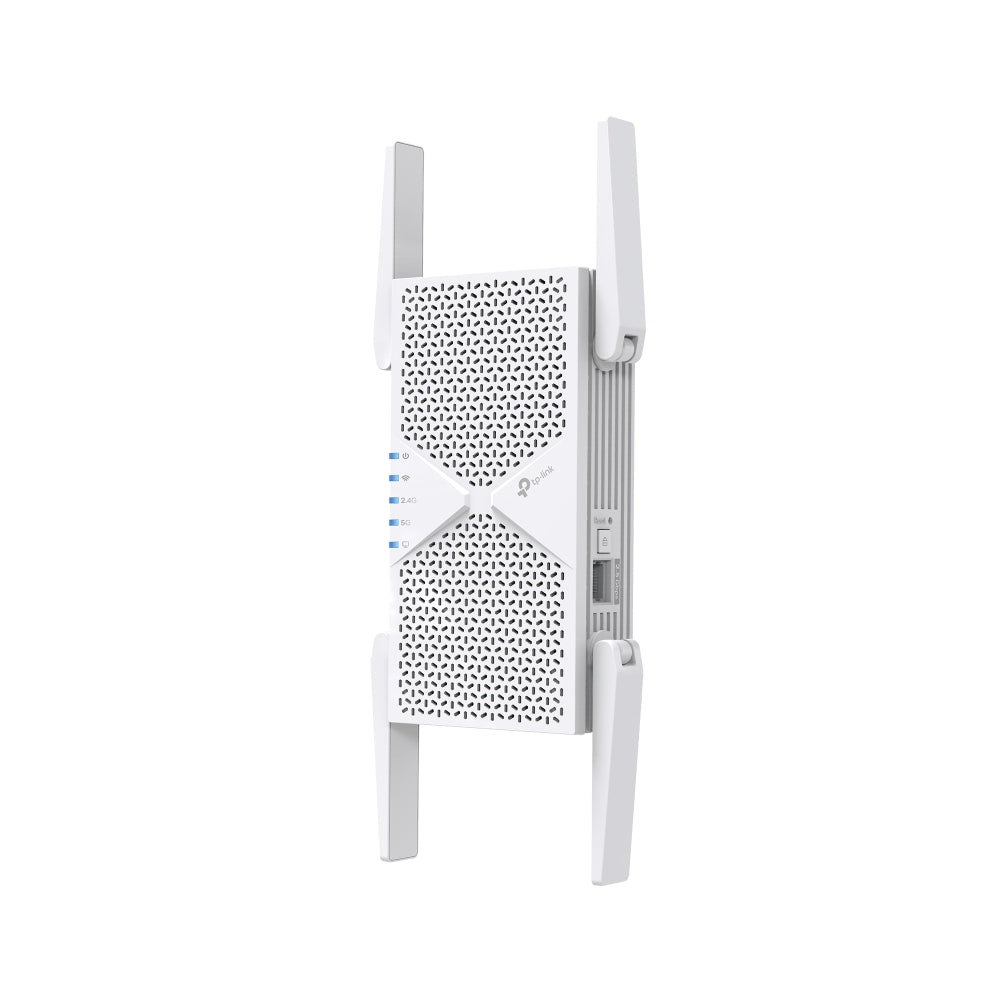 TP-LINK RE405BE — BE6500 Dual-Band Wi-Fi 7 Range Extender, 2.4 GHz, 5 GHz, 802.11ax, 688/5764 Mbit/s