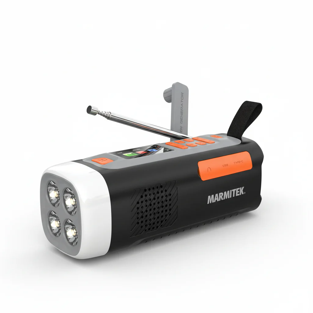 Marmitek RESQ 200 — Outdoor Radio, Black