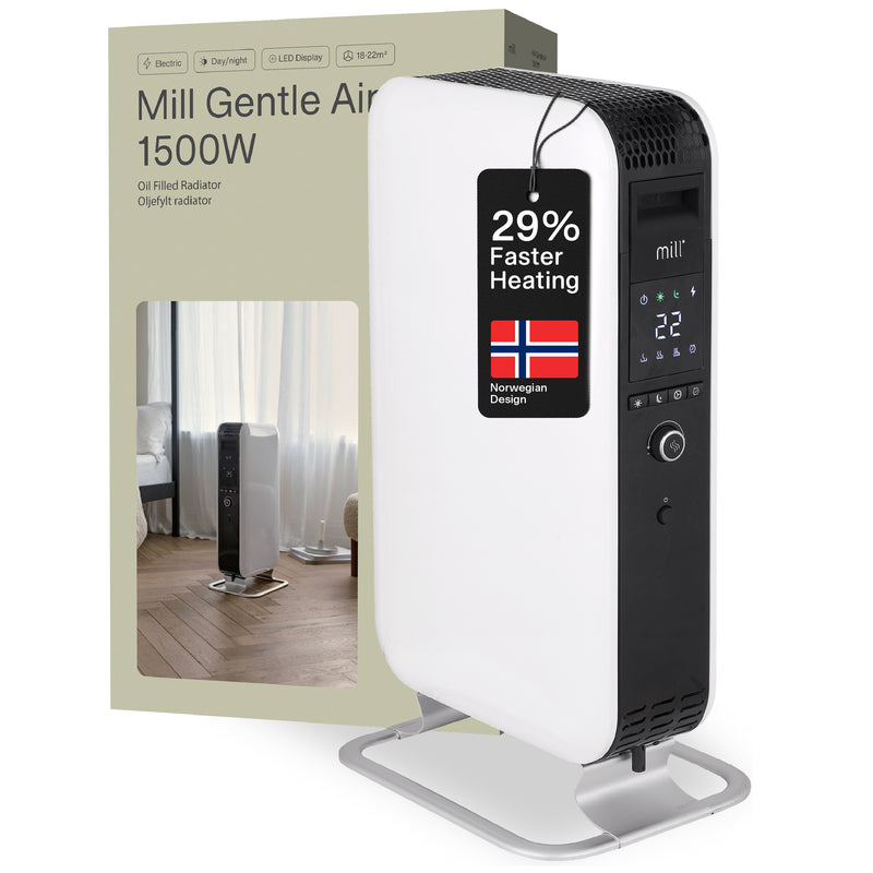 Mill Heater AB-H1500DN, Oil Filled Radiator, 1500 W, Number of power levels 3