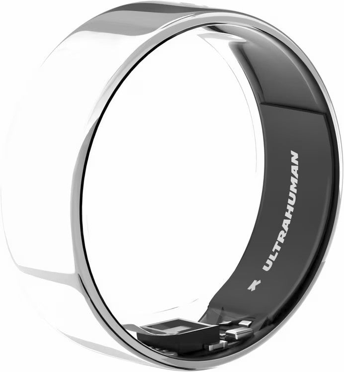 Ultrahuman — Ring Air, Space Silver, Size 7, Smart Ring