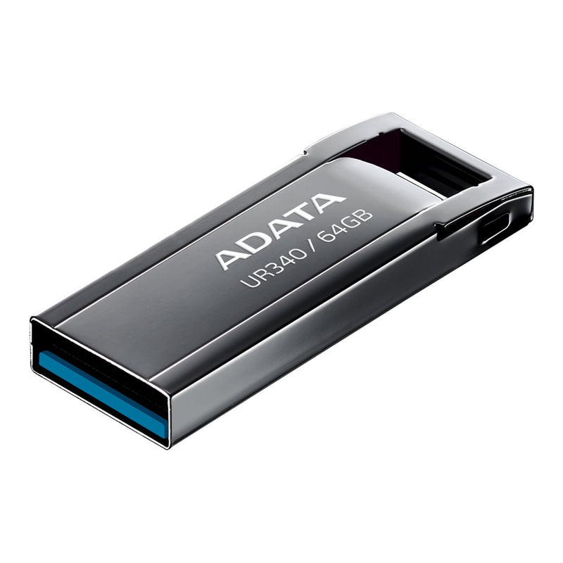 ADATA UR340 — USB Flash Drive, 64 GB, USB Type-A, Black