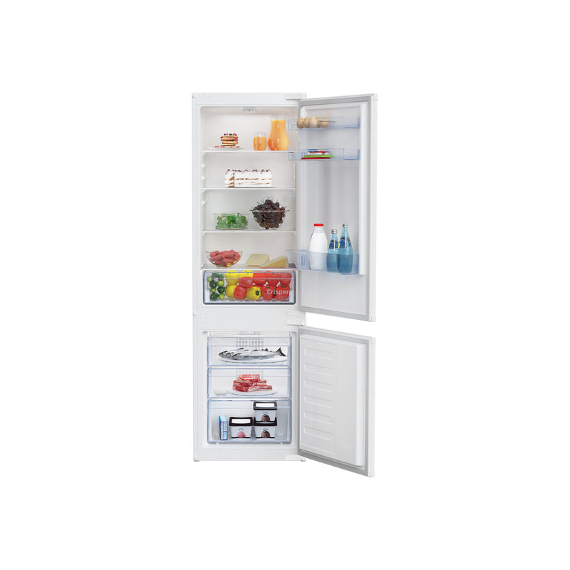 BEKO Refrigerator BCHA275K41SN, Energy efficiency class E, Built-in, Combi