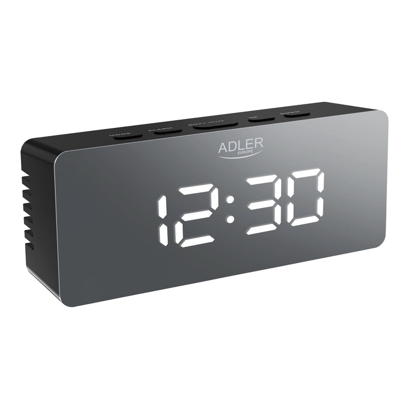 Adler AD 1189B — Alarm Clock, Alarm function, Black