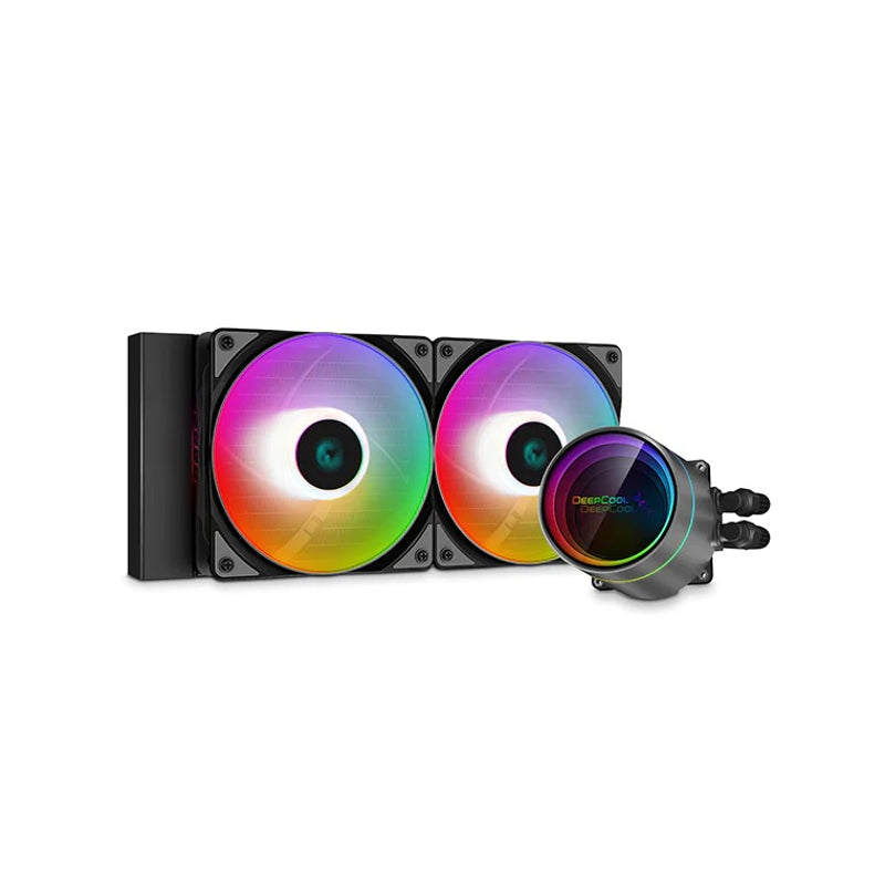 Deepcool CASTLE 240EX A-RGB, Black, Intel, AMD, CPU Liquid Cooler