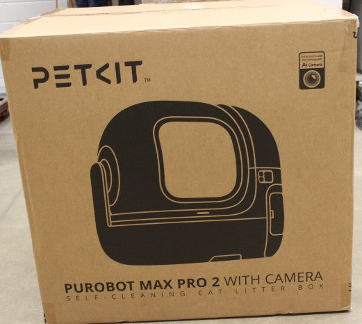 PETKIT Purobot Max Pro 2 — Automatic Cat Litter Box, White, 24 month(s)