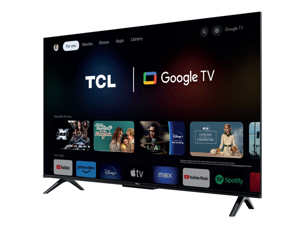 TCL 55T69C — 4K QLED TV, Smart TV, Google TV, UHD