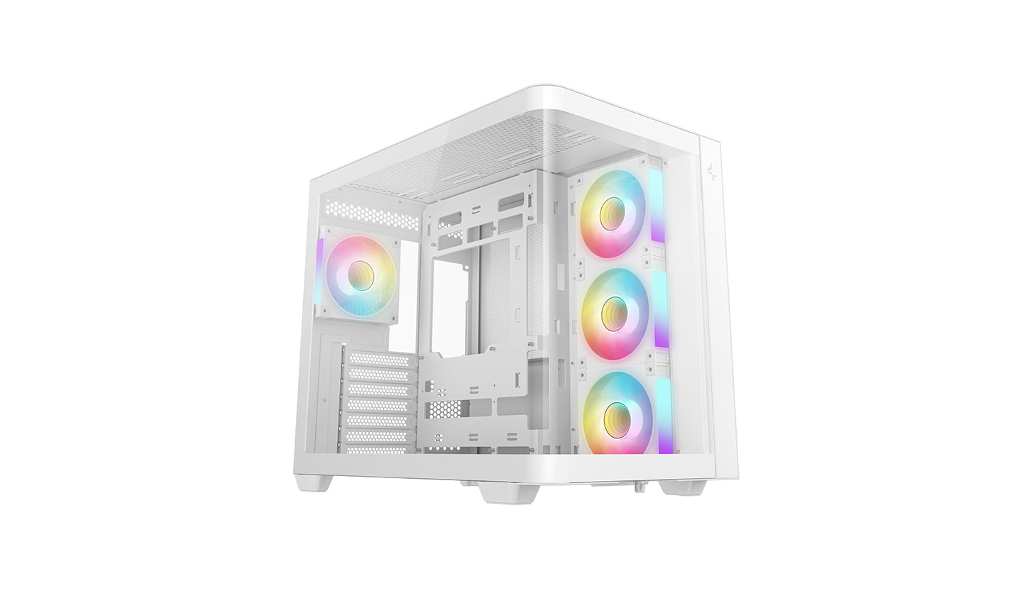 Deepcool Case CG530U 4F WH, Whirte, Midi Tower