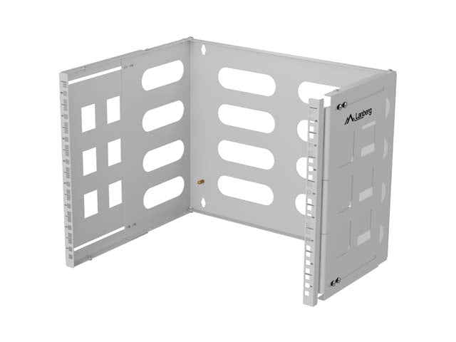 Lanberg FB01-5408-10S — Folding Bracket Wall-mount 19" 8U 497x400/240, Gray