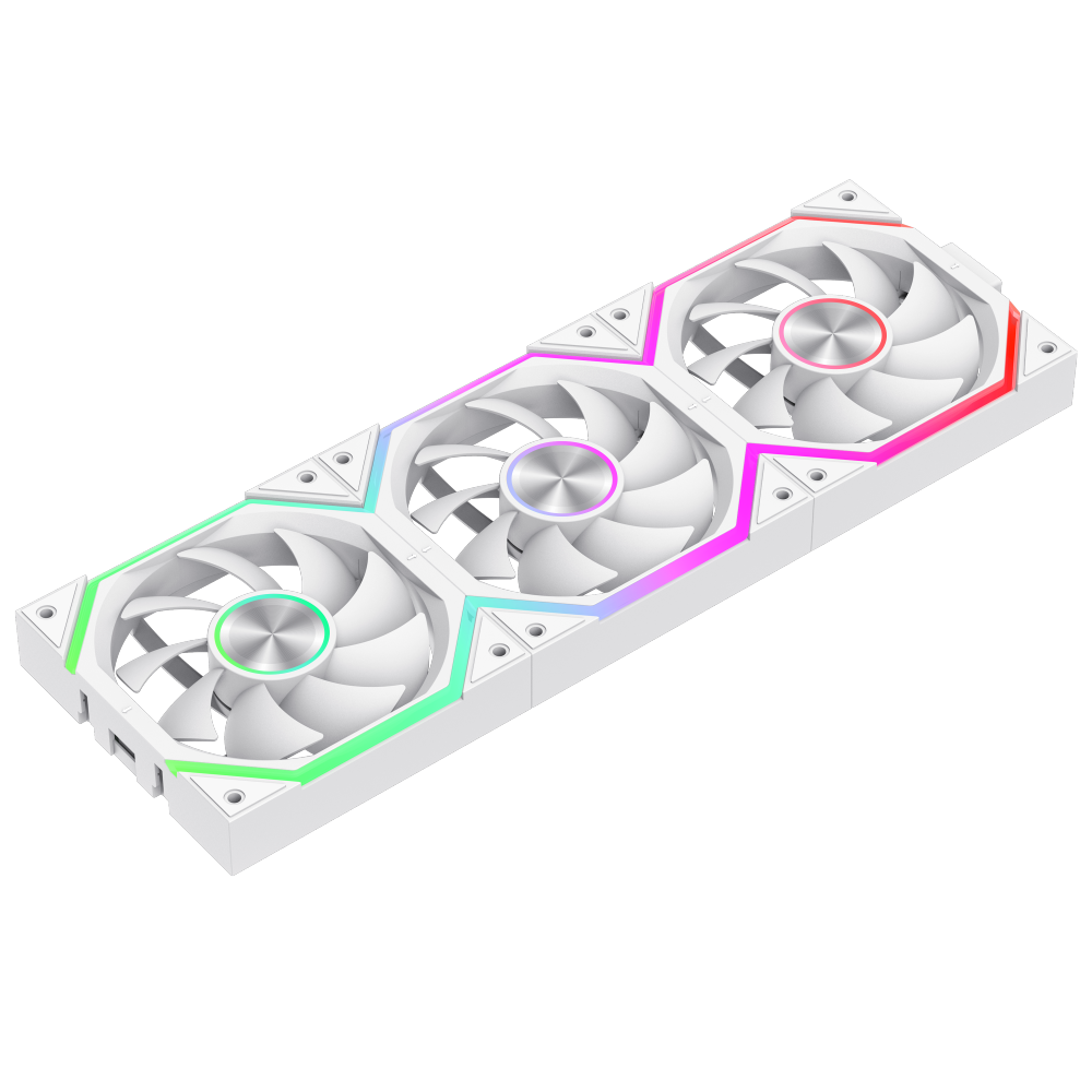 Gamemax FN12A-N2 WL-W — Case fan, White